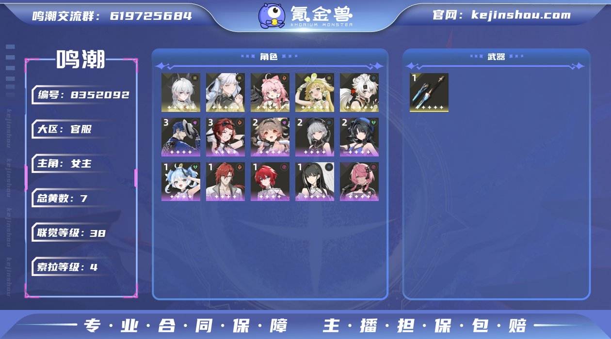 总黄数: 7 联觉等级: 38 拥有五星共...