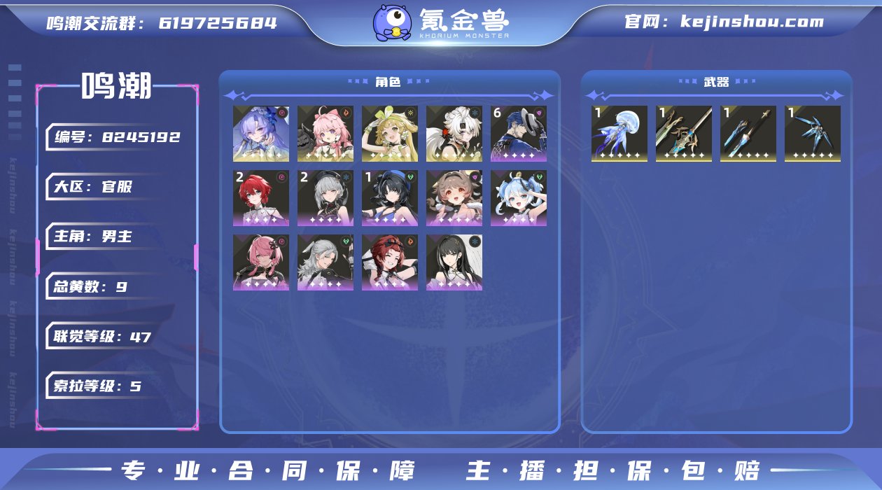 总黄数: 9 联觉等级: 47 拥有五星共...