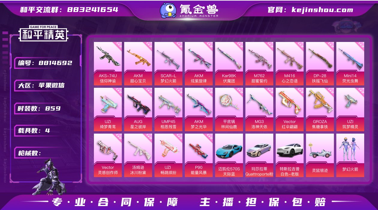 AL601333 热力值120912 枪皮...