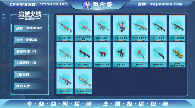 实名: 不可修改 v武器数: 18 v武器...