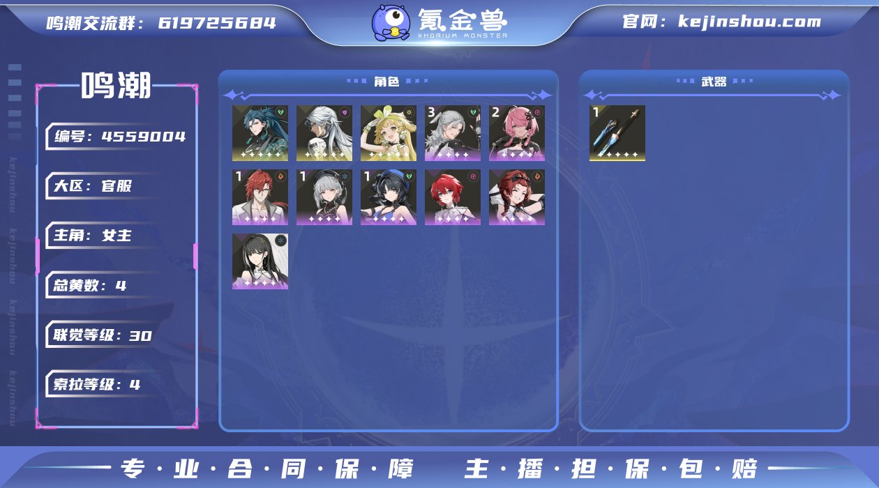 总黄数: 4 联觉等级: 30 拥有五星共...