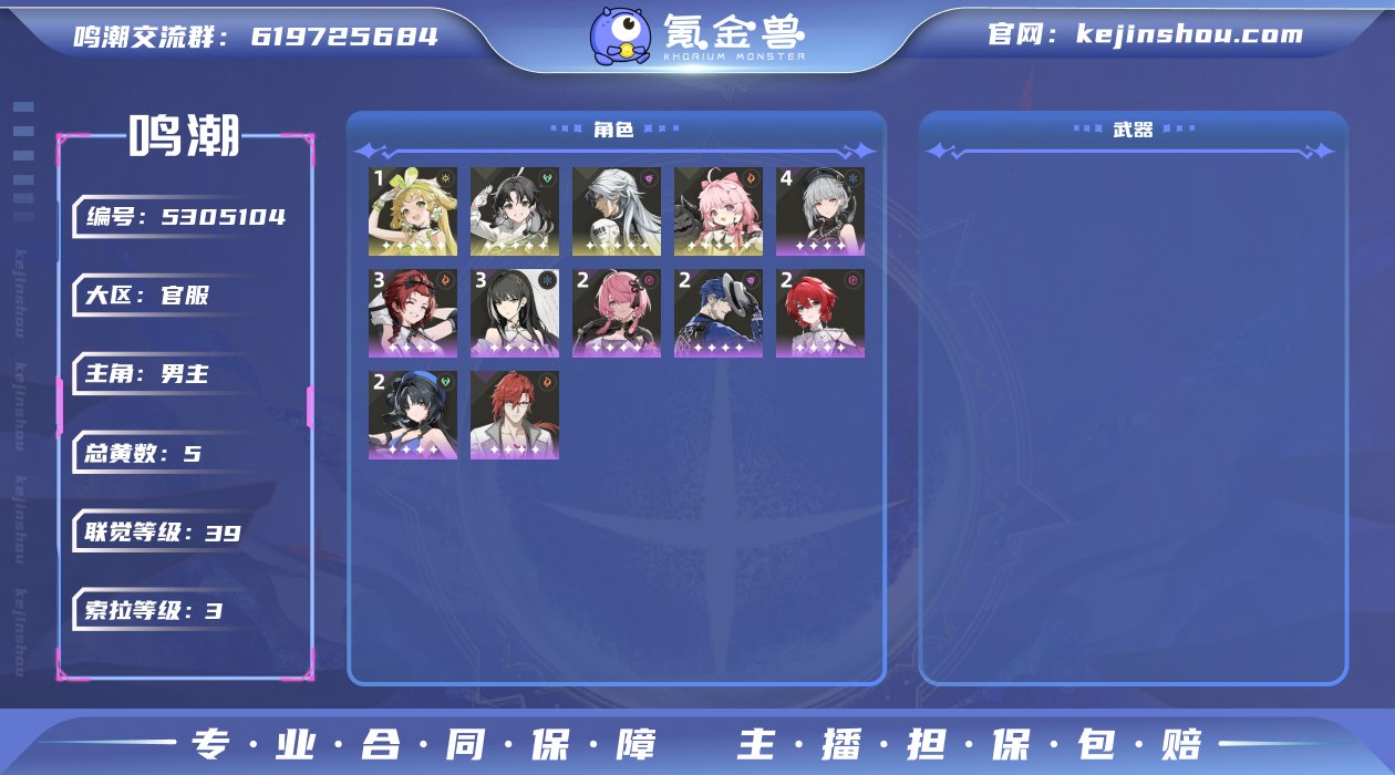 总黄数: 5 联觉等级: 39 拥有五星共...