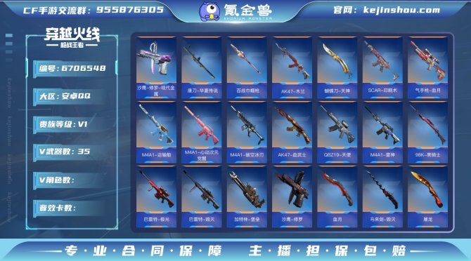 实名: 可修改 v武器数: 35 王者武器...