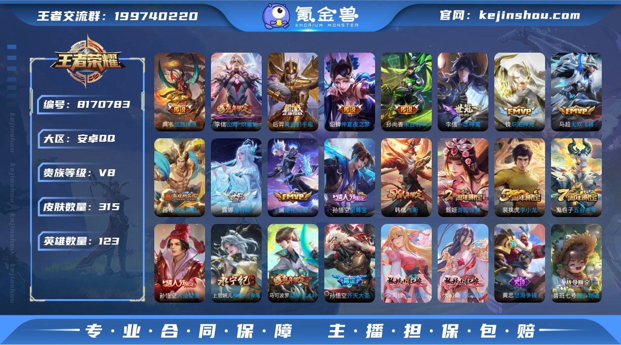 sd - 万战金标铠+万战金标大司命+打野...
