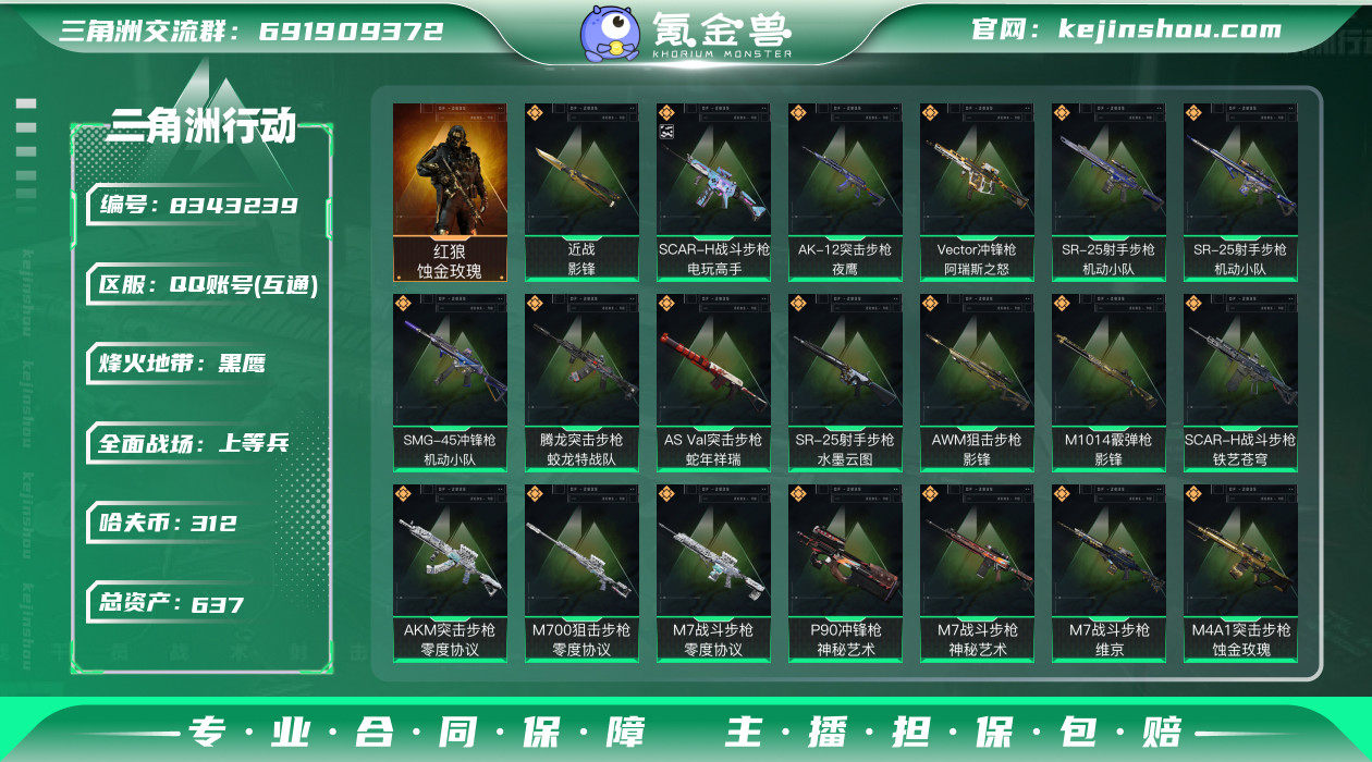 【qq账号】【可二次】【又肝又氪的极品账号...