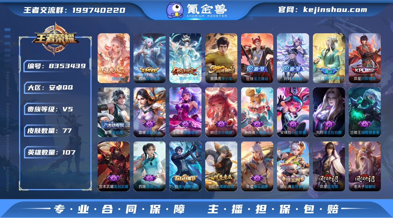实名: 可修改 贵族等级: V5 英雄数:...
