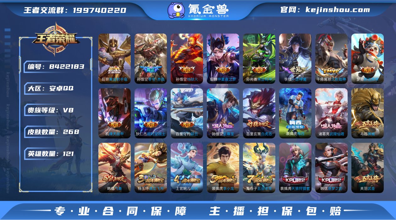 v8 可改实名 268皮 1典藏 15传说...