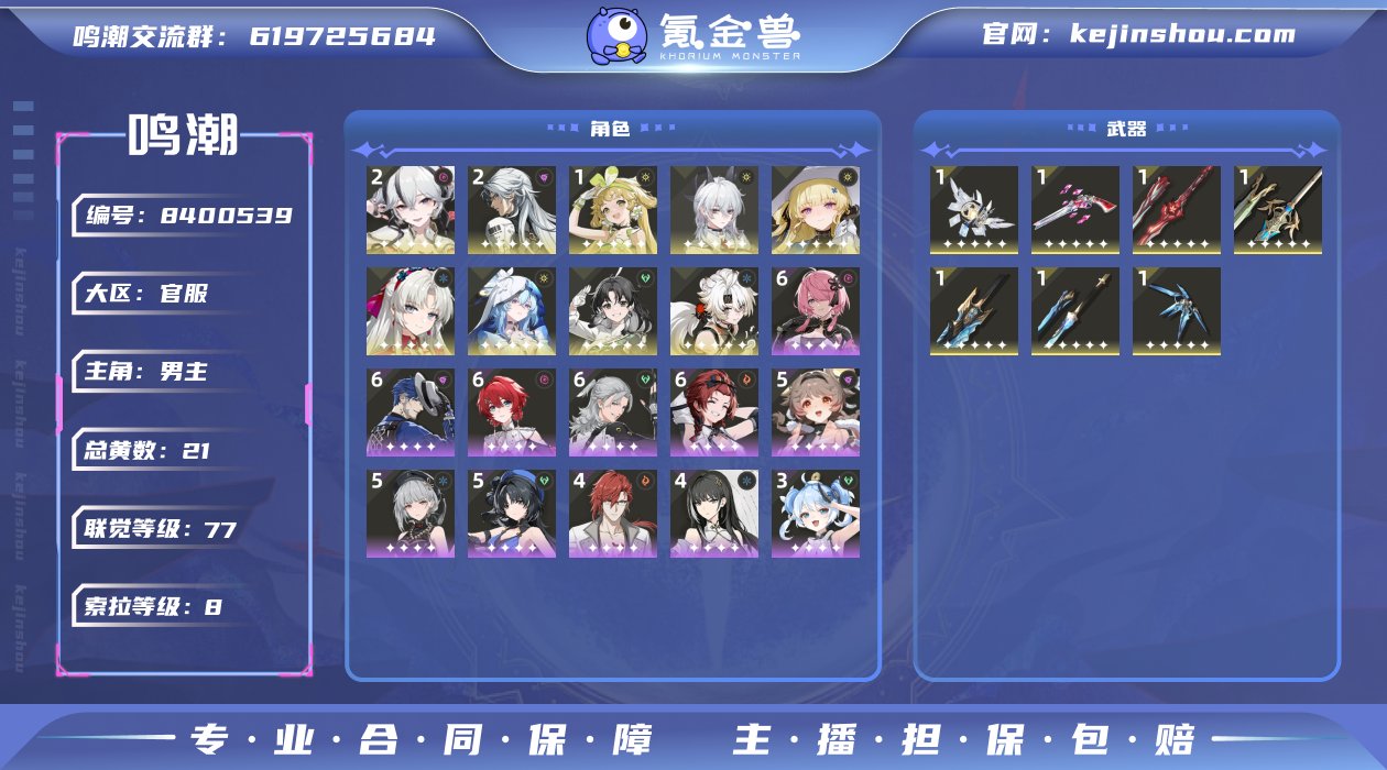 总黄数: 21 联觉等级: 77 拥有五星...