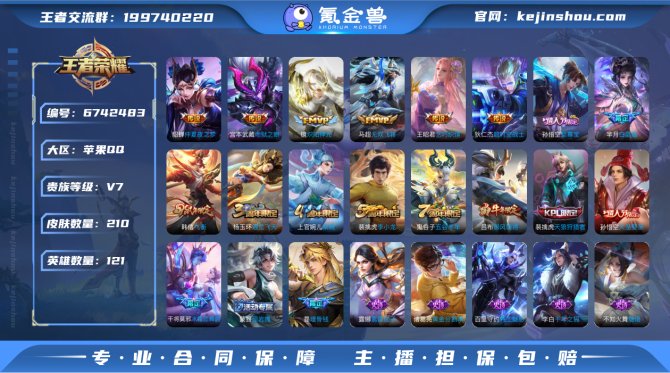 IOS 可改实名 210皮6传说2星元 金...