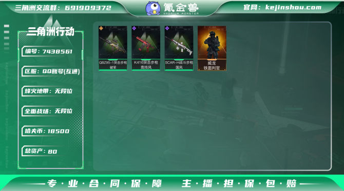 【SJZF430】【传说枪皮】：QBZ95...