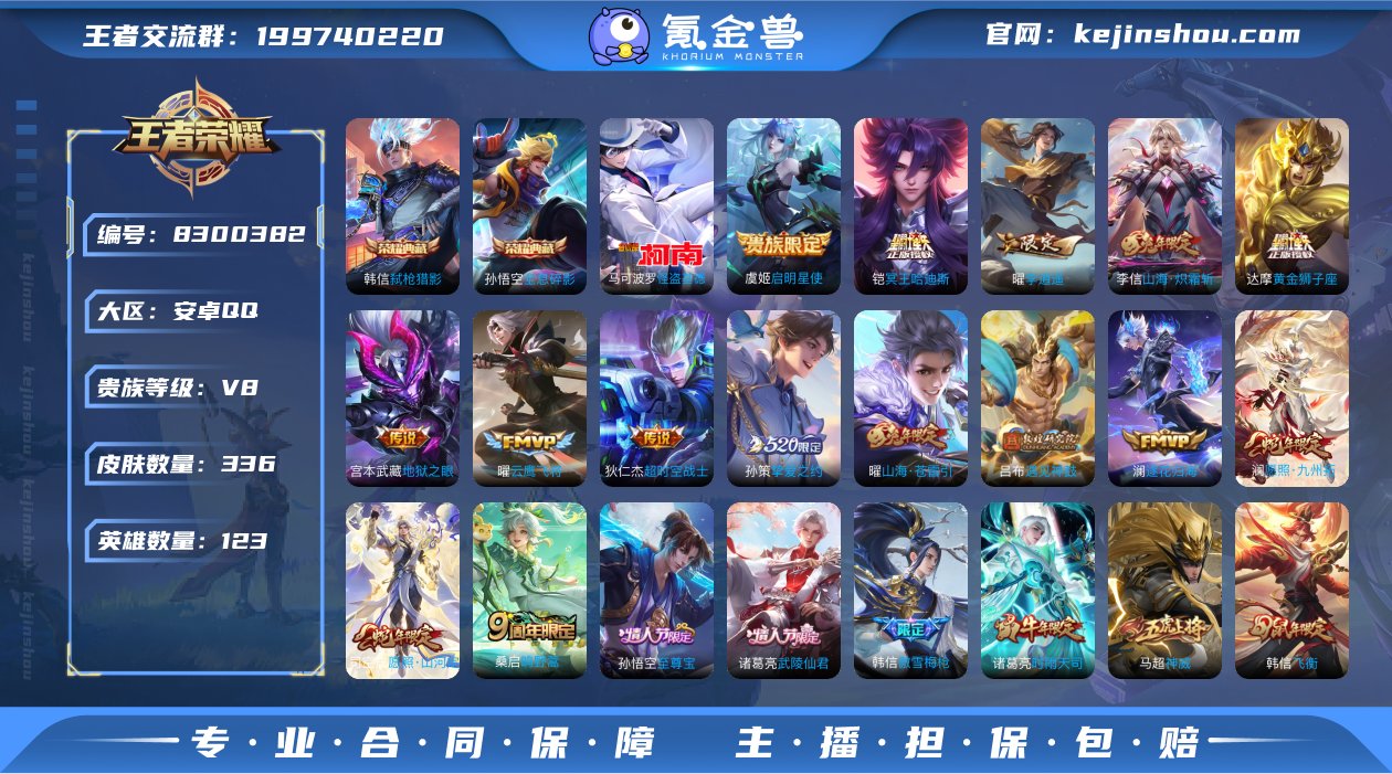实名: 不可修改 贵族等级: V8 英雄数...