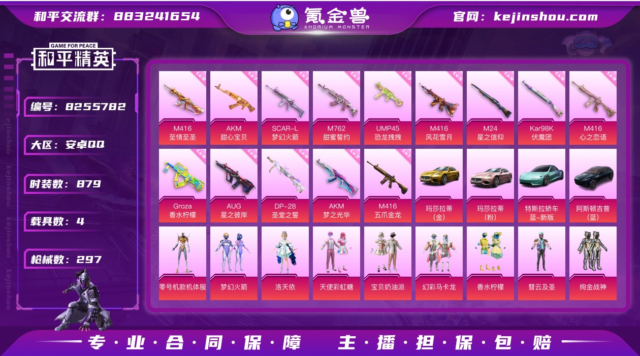 实名: 可修改 时装数: 879 载具数:...