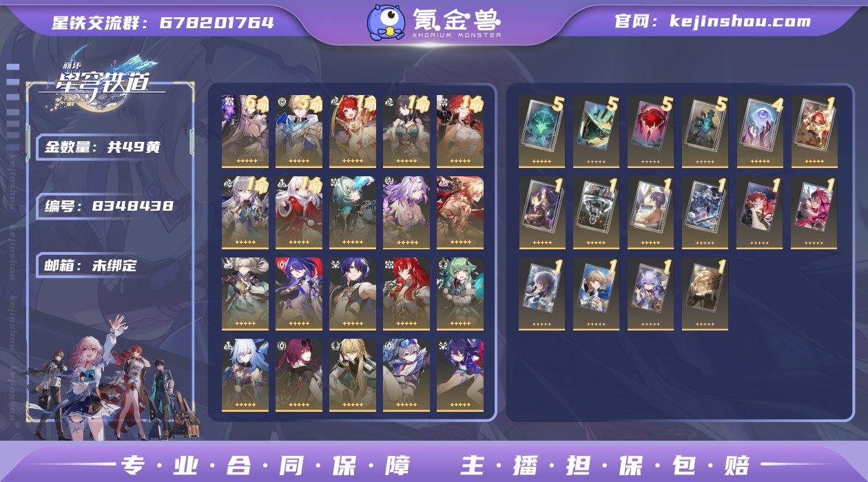 邮箱: 未绑定 开拓者性别: 女 总黄数:...