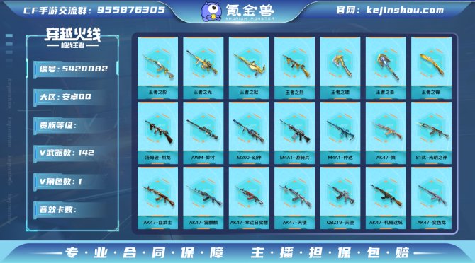 M4A1-武圣,AWM-妙才,M200-幻...