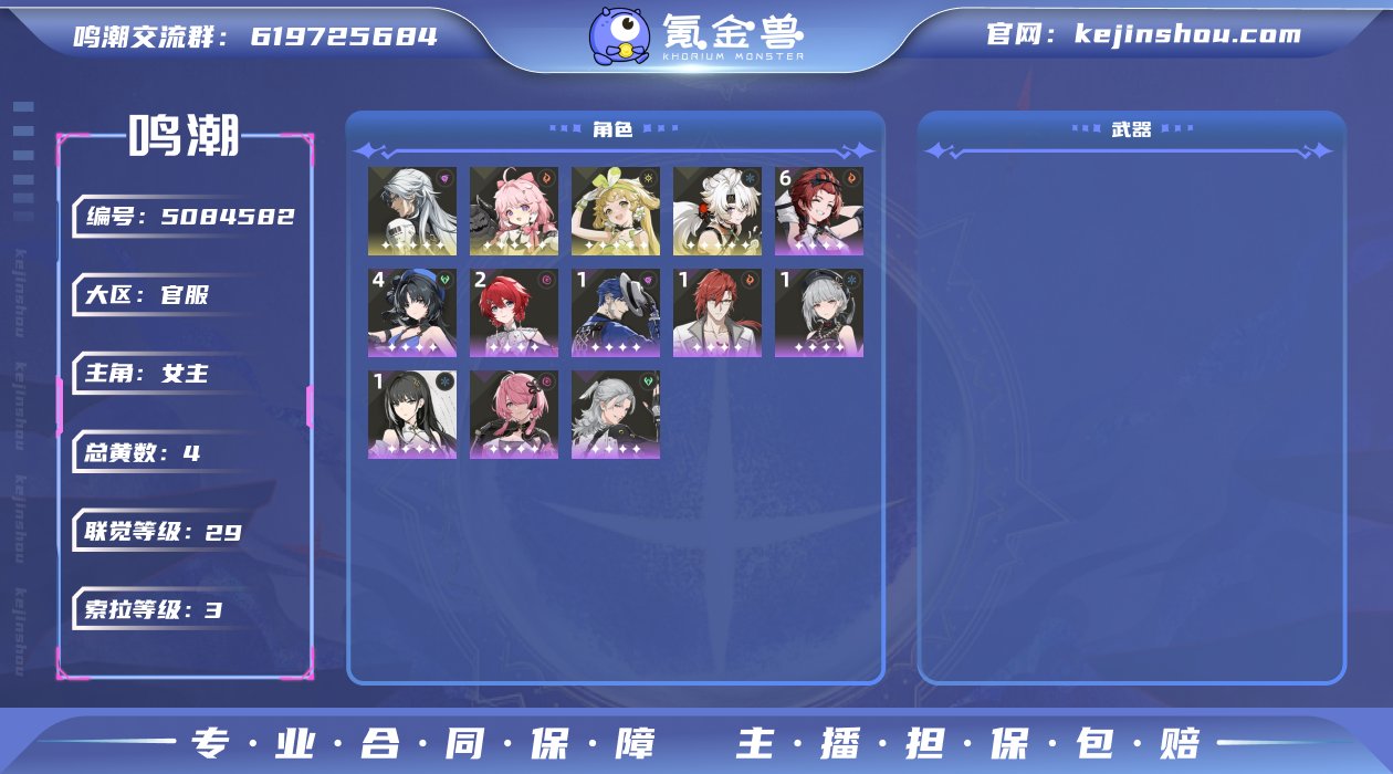总黄数: 4 联觉等级: 29 拥有五星共...