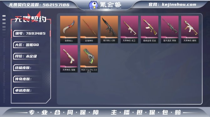 Lv50|未定级， 刀皮数量3，枪皮数量2...