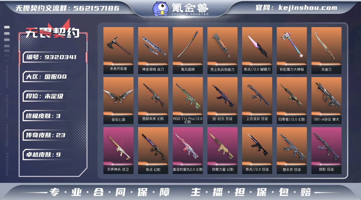 23橙皮 3金皮 9紫皮 66皮肤 5英雄...