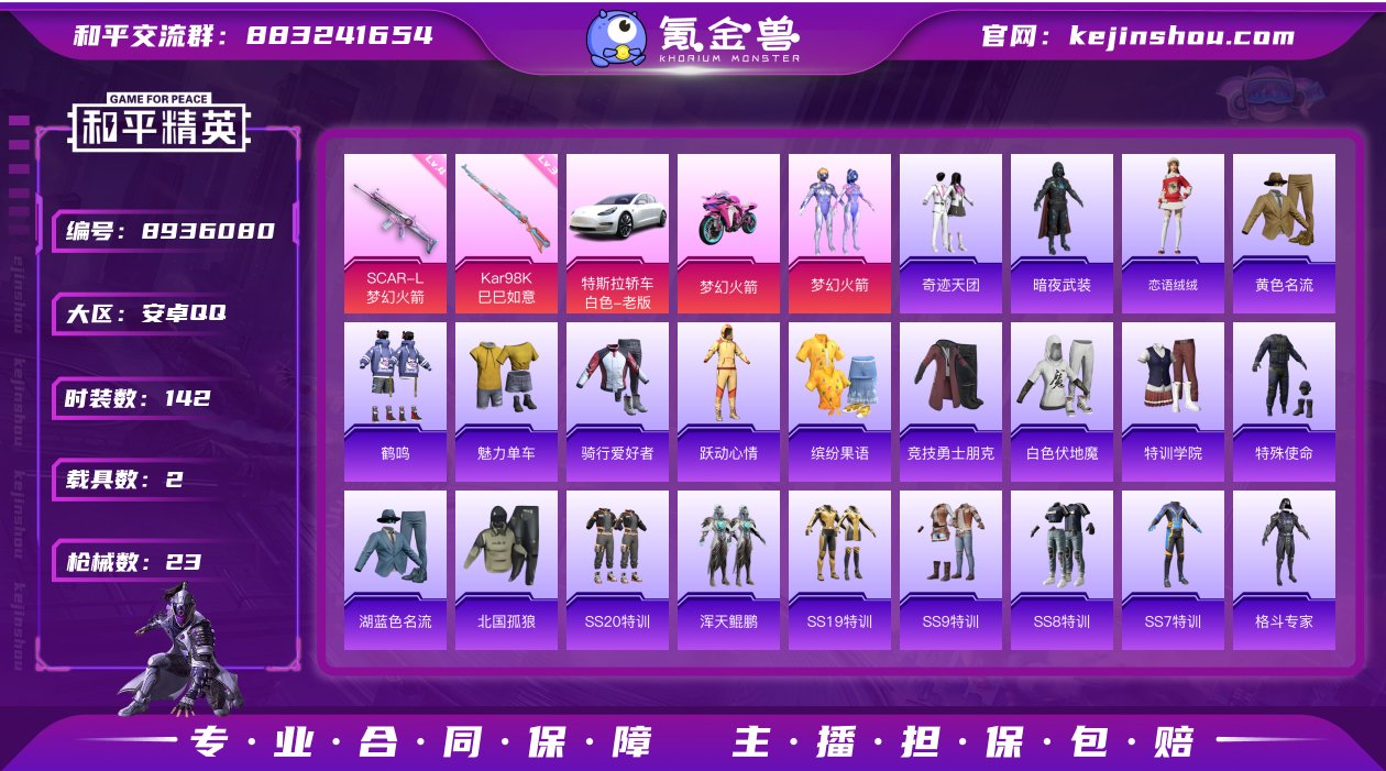 实名: 可修改 时装数: 142 载具数:...