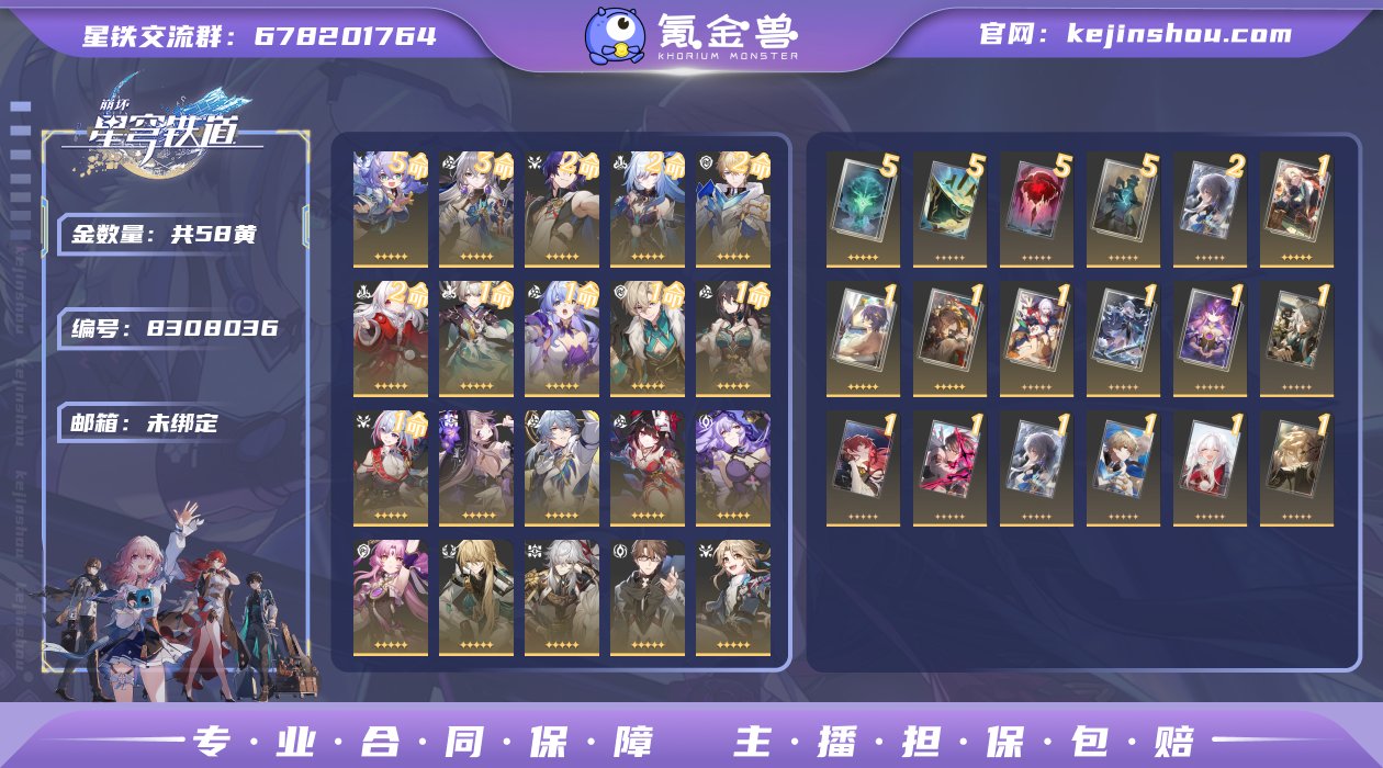 邮箱: 未绑定 开拓者性别: 男 总黄数:...
