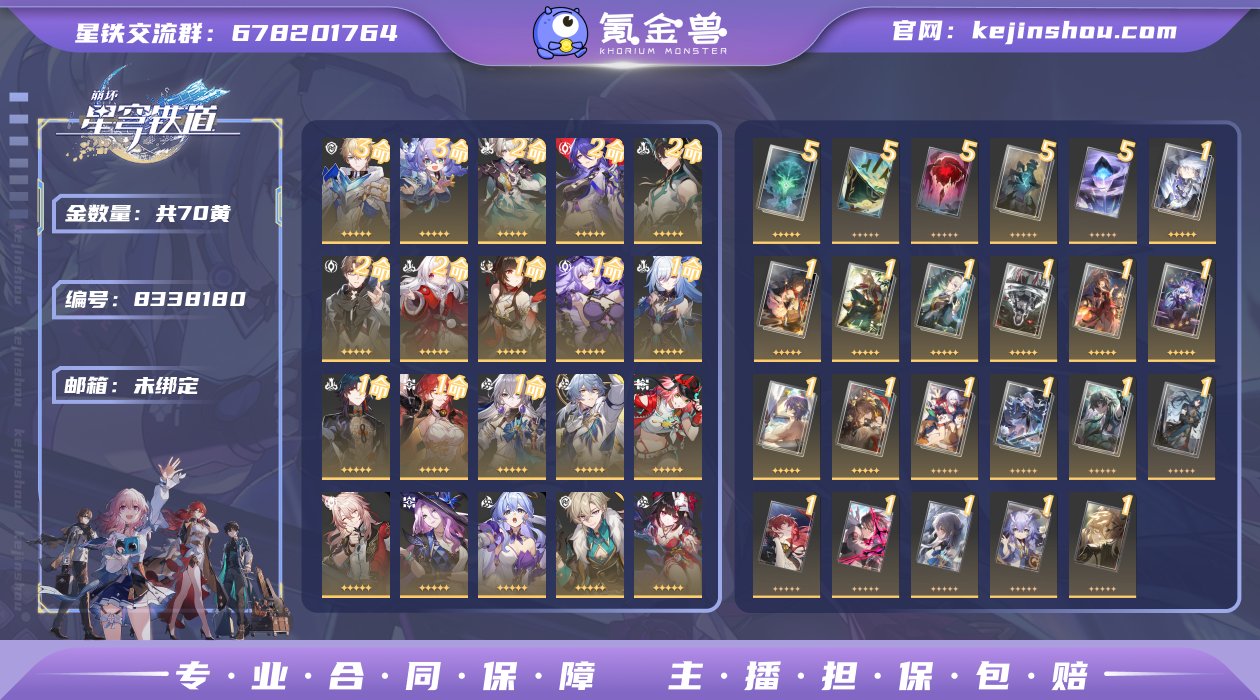 邮箱: 未绑定 开拓者性别: 男 总黄数:...