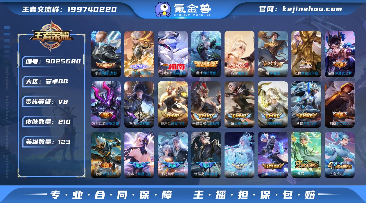 实名: 不可修改 贵族等级: V8 英雄数...