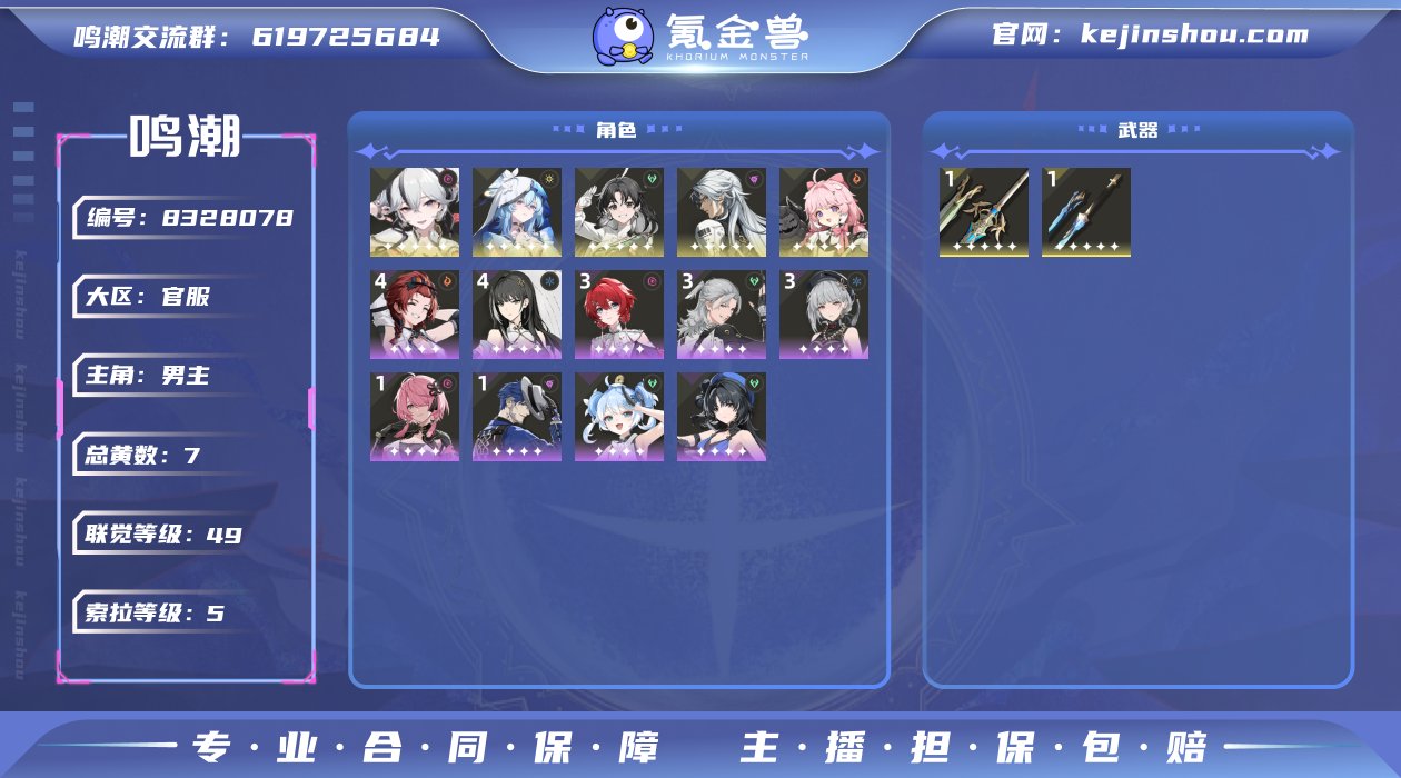 总黄数: 7 联觉等级: 49 拥有五星共...