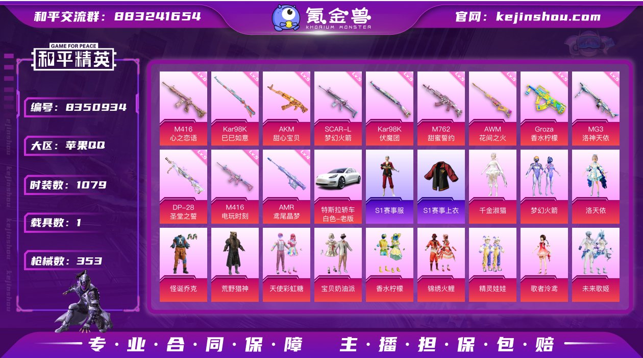 实名: 不可修改 时装数: 1079 载具...