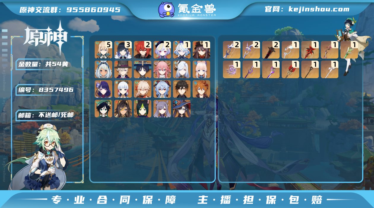 【Y20998 1+0芙宁娜 3+3夜兰 ...