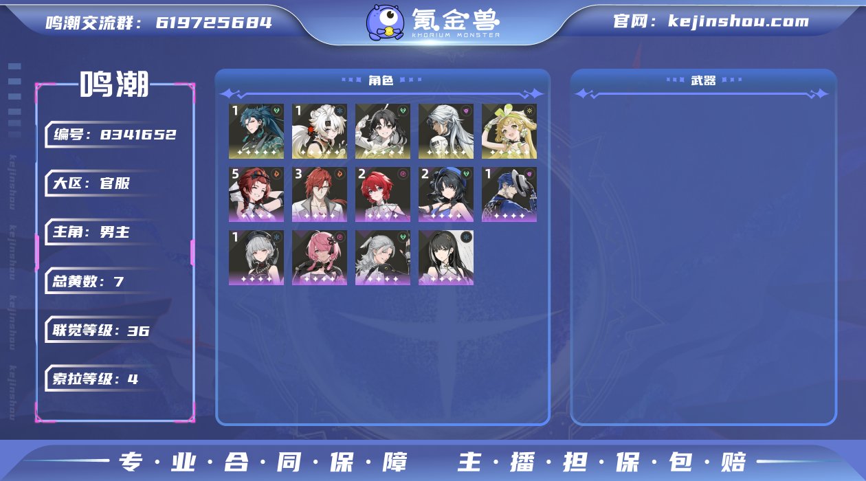 总黄数: 7 联觉等级: 36 拥有五星共...