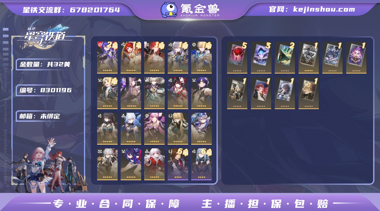 邮箱: 未绑定 开拓者性别: 女 总黄数:...