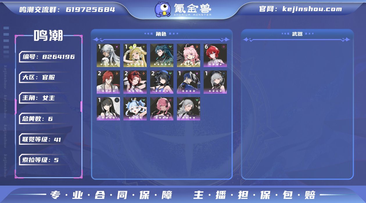 总黄数: 6 联觉等级: 41 拥有五星共...