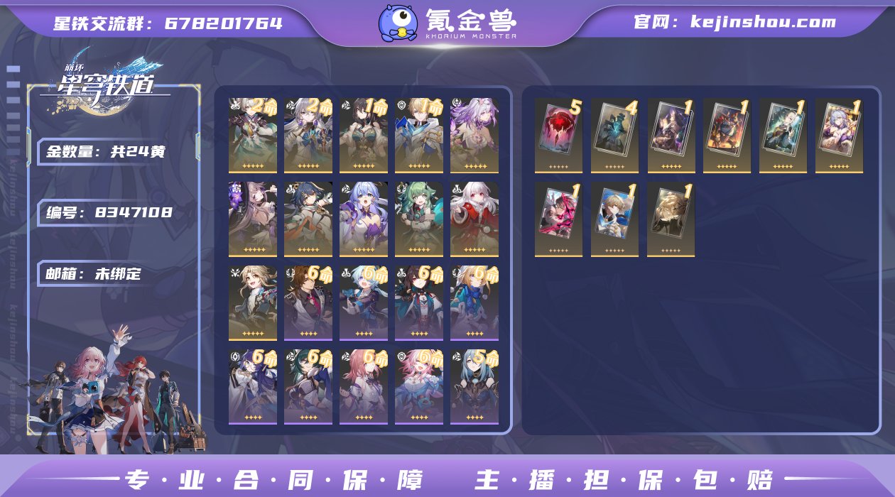 邮箱: 未绑定 开拓者性别: 男 总黄数:...