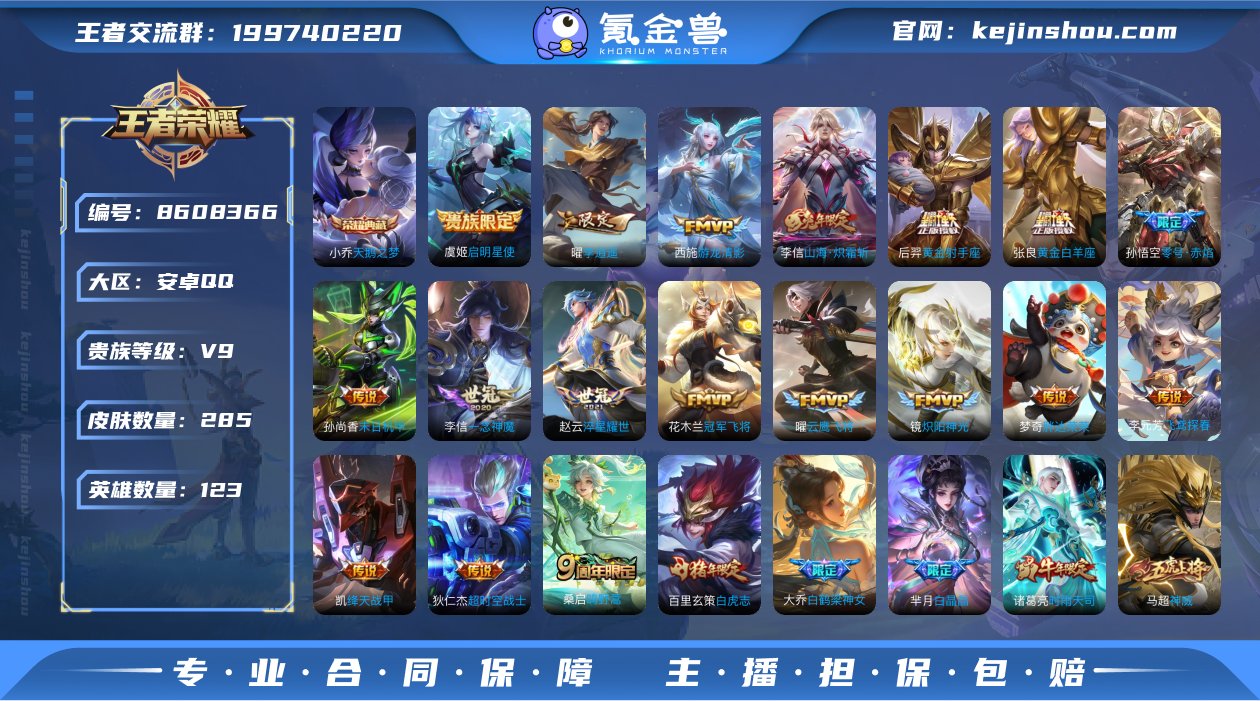 实名: 可修改 贵族等级: V9 英雄数:...