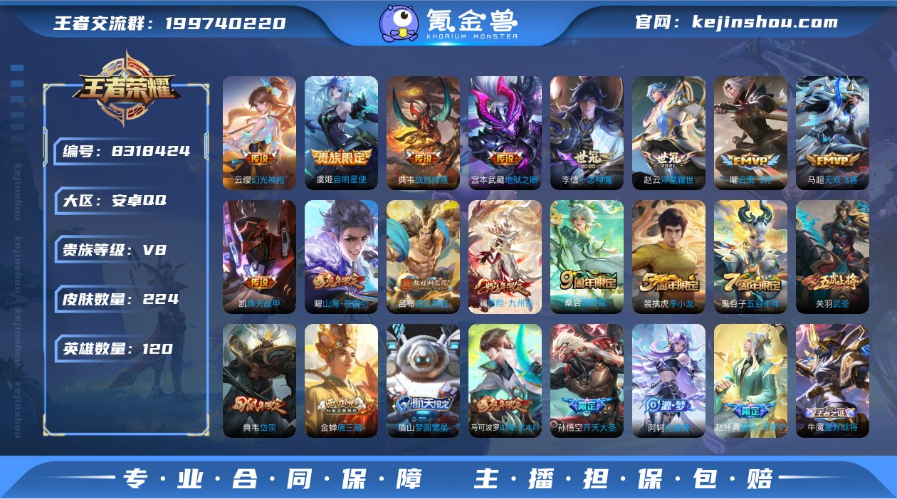 【15传说224皮肤】安卓QQ-120英雄...