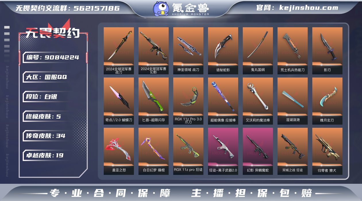 实名: 可修改 皮肤资产价值: 99770...