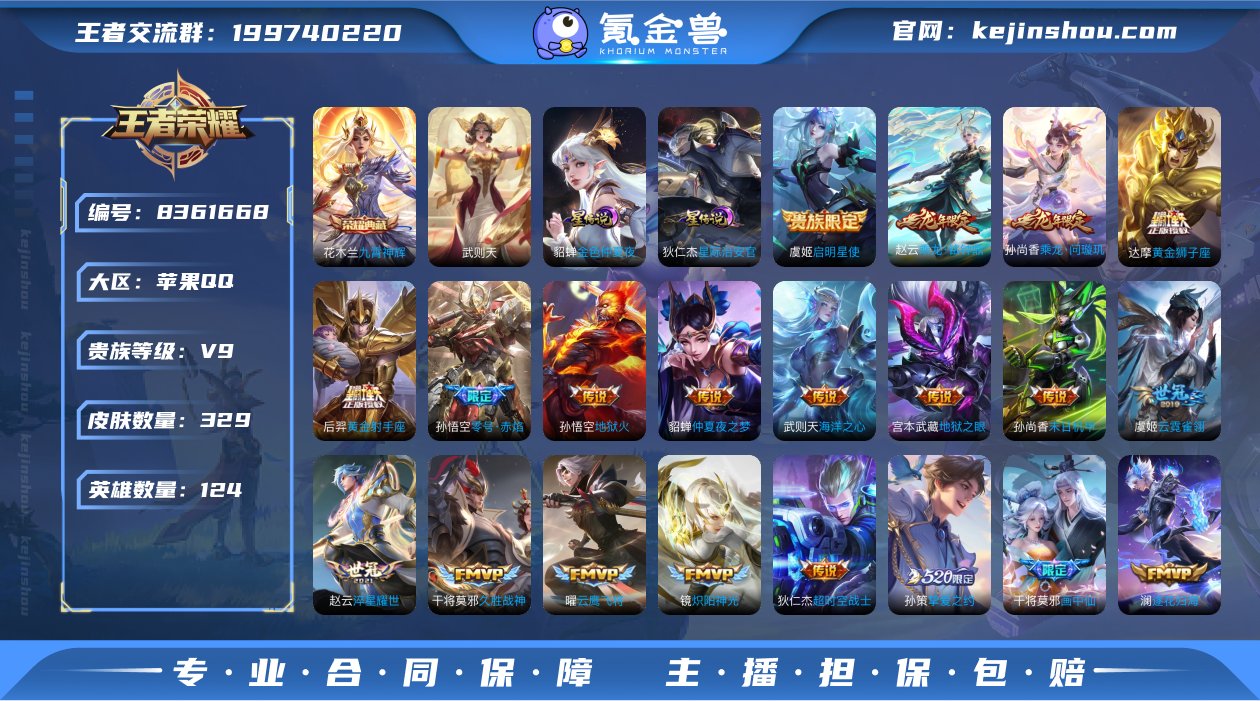 tz 小国狄仁杰1.2w战力 金标孙尚香1...