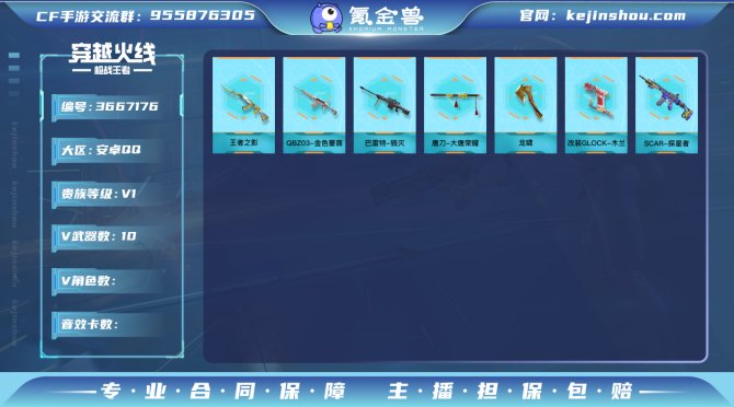 实名: 可修改 v武器数: 10 王者武器...