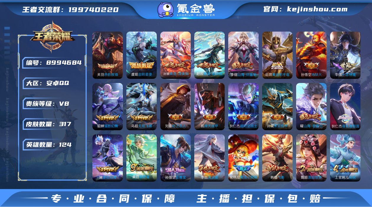 实名: 可修改 贵族等级: V8 英雄数:...