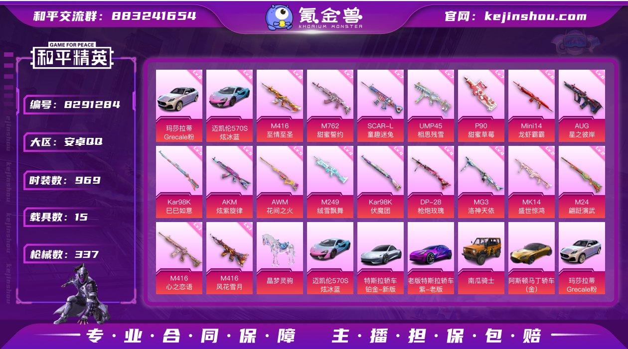 实名: 可修改 时装数: 969 载具数:...