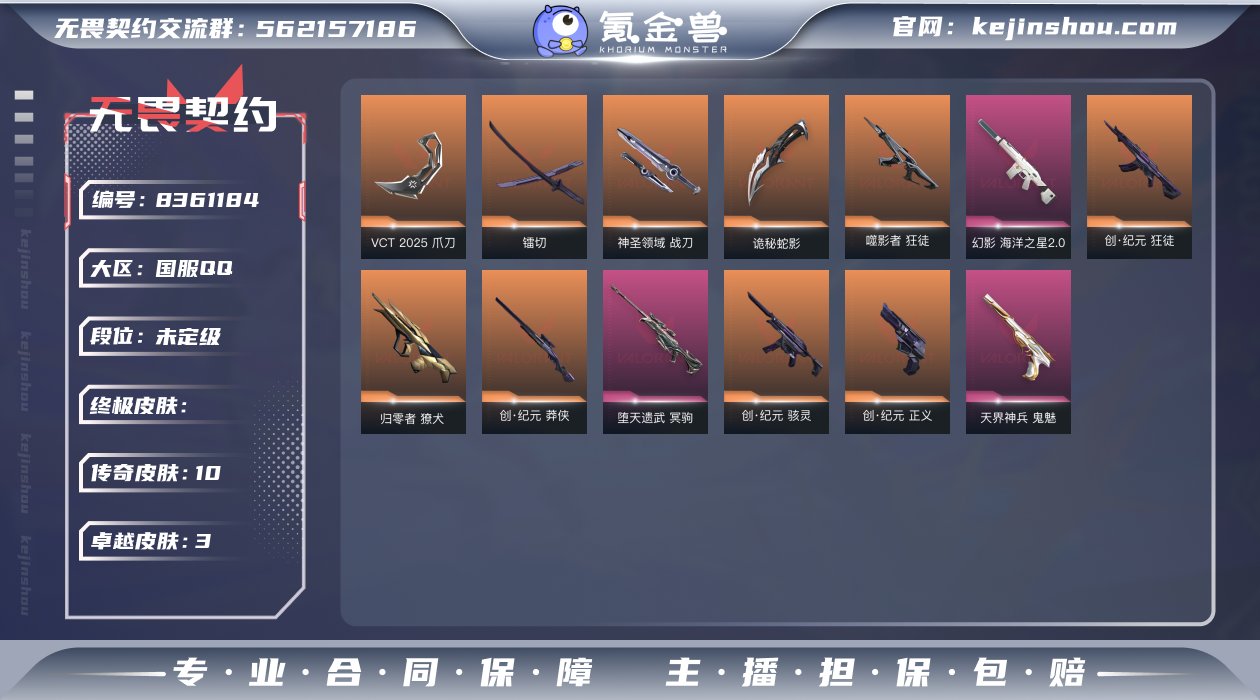 实名: 可修改 皮肤资产价值: 21370...