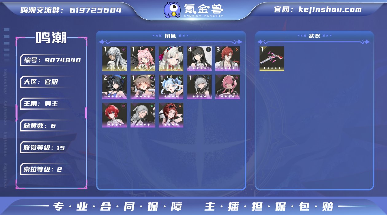 总黄数: 6 联觉等级: 15 拥有五星共...