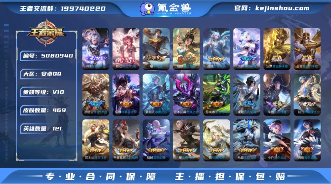 V10-469皮肤5典藏2无双53传说 金...