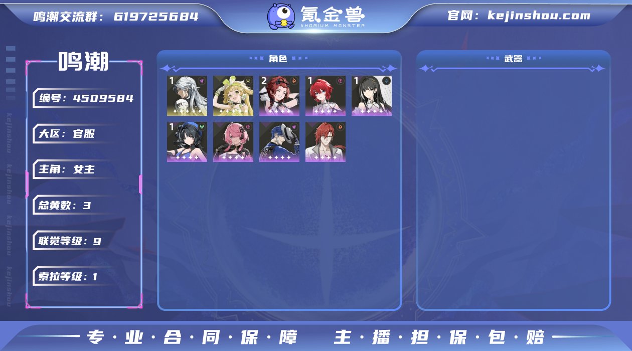 总黄数: 3 联觉等级: 9 拥有五星共鸣...