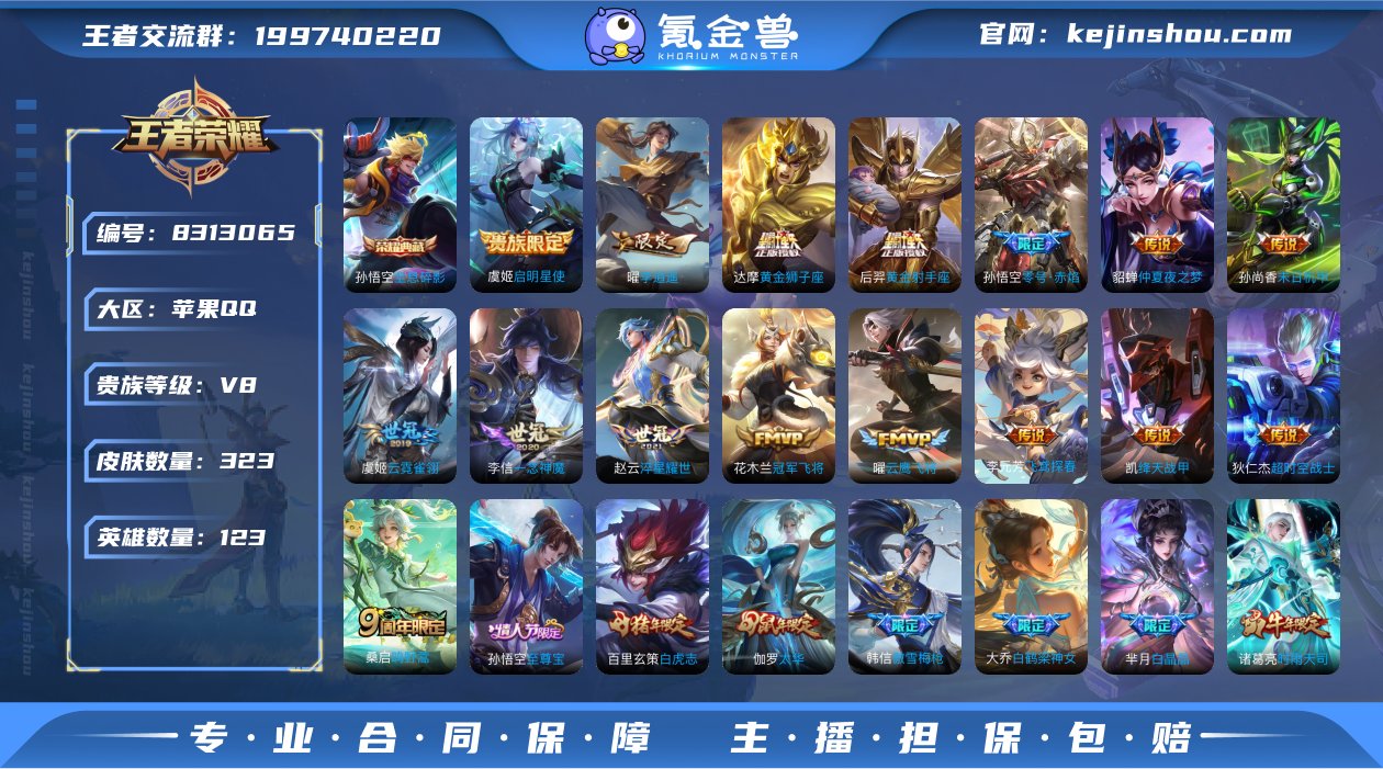 实名: 不可修改 贵族等级: V8 英雄数...