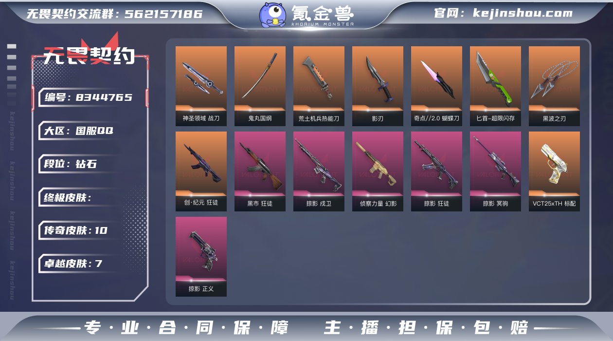 10橙皮 7紫皮 54皮肤 16英雄 82...