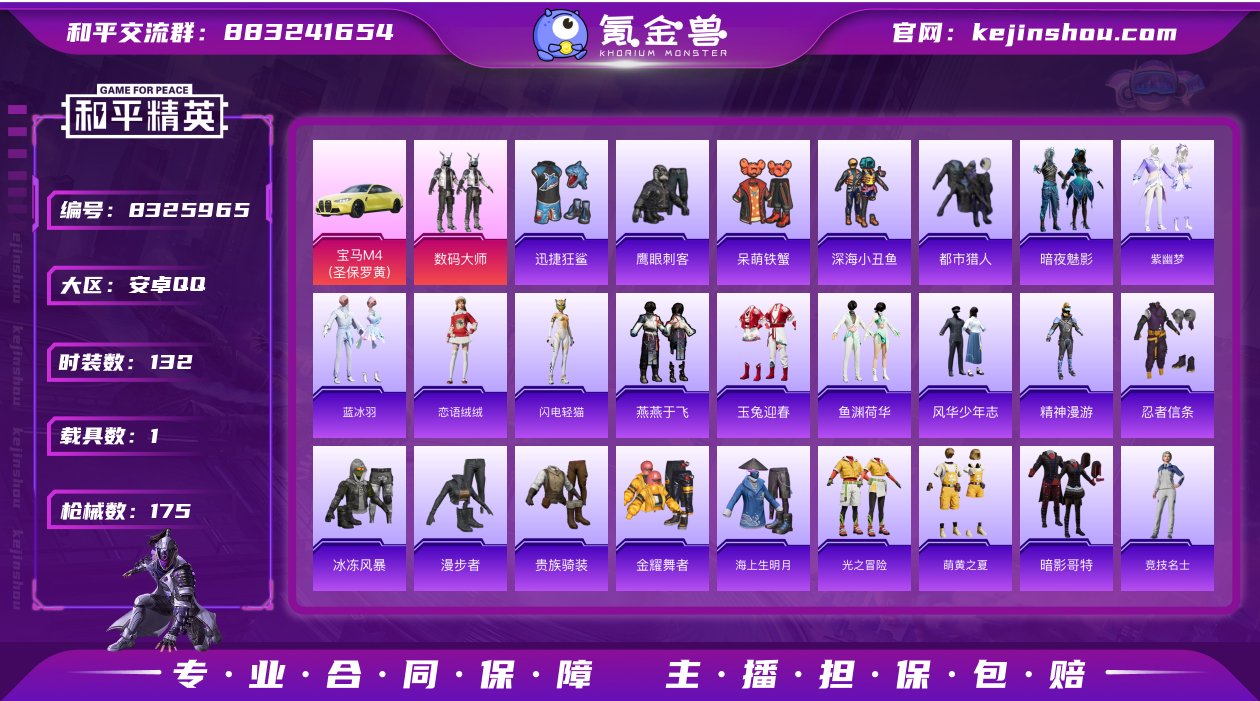 宝马M4 红眼罩 都市猎人 深海小丑鱼 数...