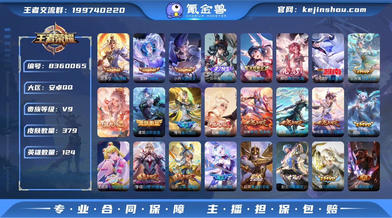 实名: 可修改 贵族等级: V9 英雄数:...