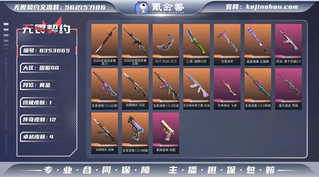 实名: 可修改 皮肤资产价值: 30010...