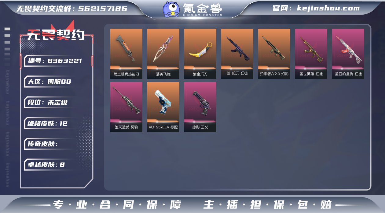 【WW545】终极*12/卓越*8/皮肤*...