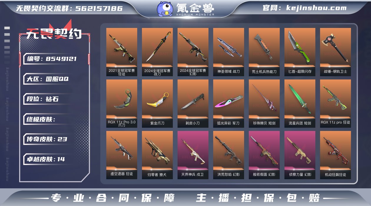 实名: 可修改 皮肤资产价值: 48270...